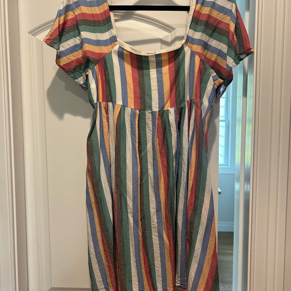 Madewell Multicolor Striped Kids Dress